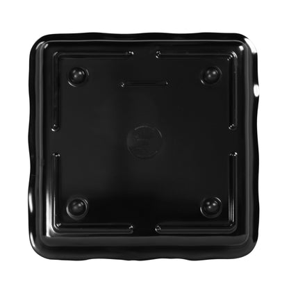 Melamine Square Organic Tray - Black
