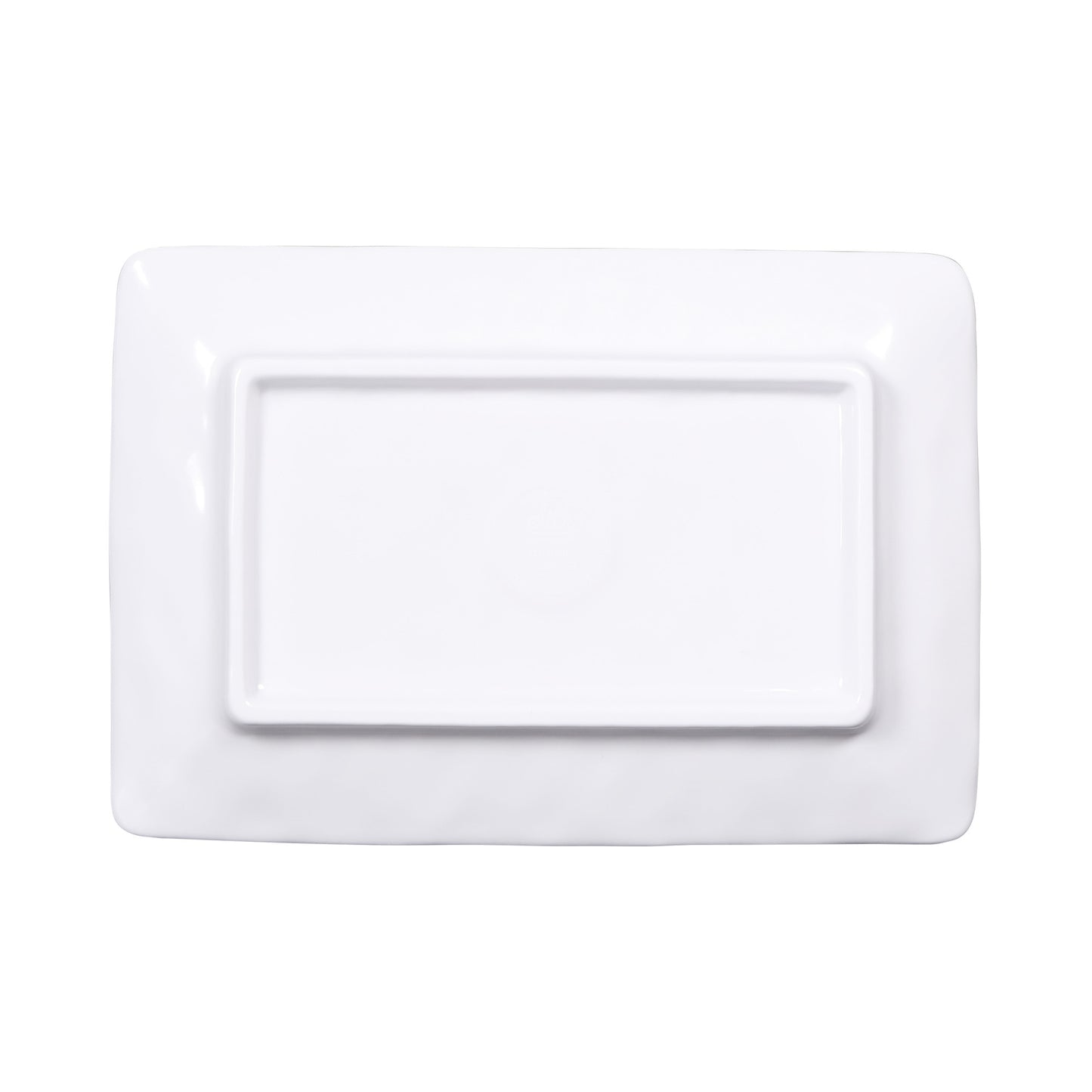Melamine Rectangular Plate - Navy Design