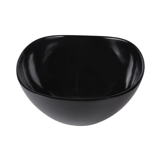 Melamine Almost Oval Bowl - Black