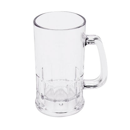 20 oz. (20.55 oz. Rim-Full), 3.5" (5" w/Handle) Beer Mug, 6.25" Tall (Set of 4 ea.)