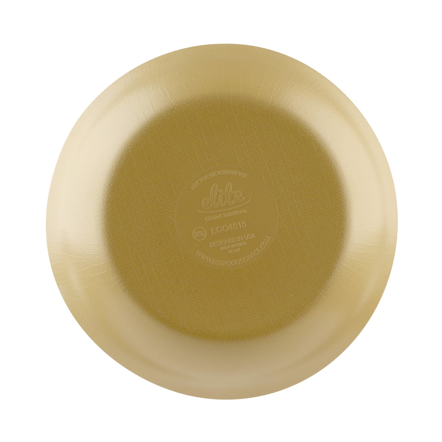 Melamine Round Bowl - Rattan
