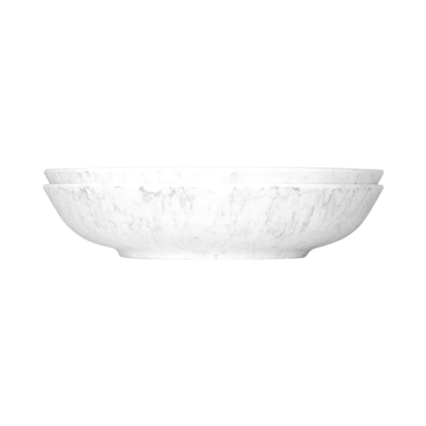 Melamine Round Coupe Bowl - Gray Marble