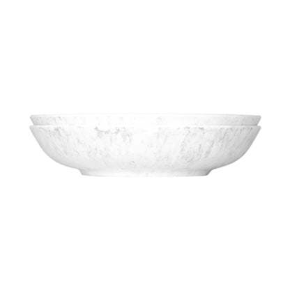 Melamine Round Coupe Bowl - Gray Marble