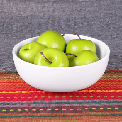 Melamine Round Ring Bowl - White