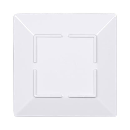 Melamine Square Plate - White