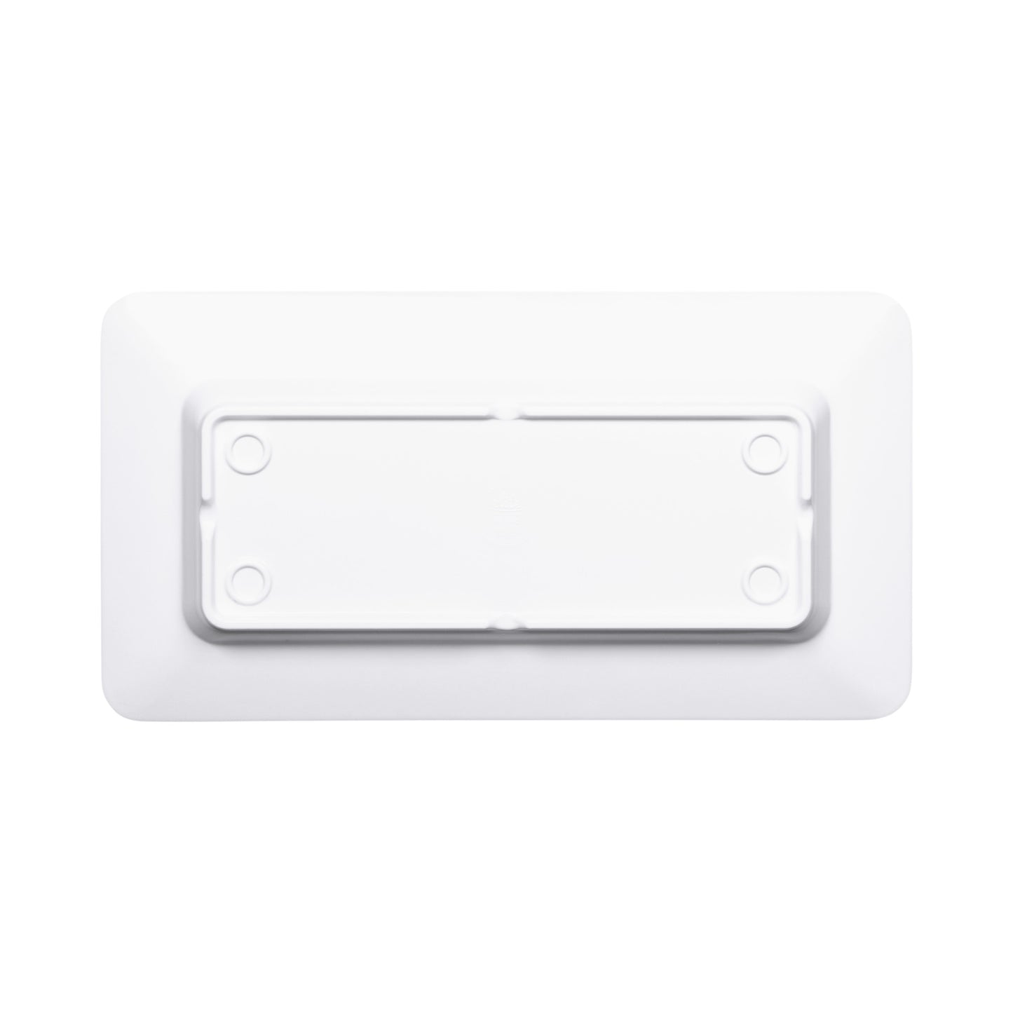 Melamine Rectangular Plate - White