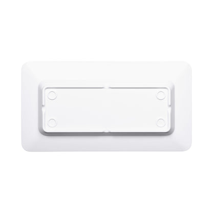 Melamine Rectangular Plate - White