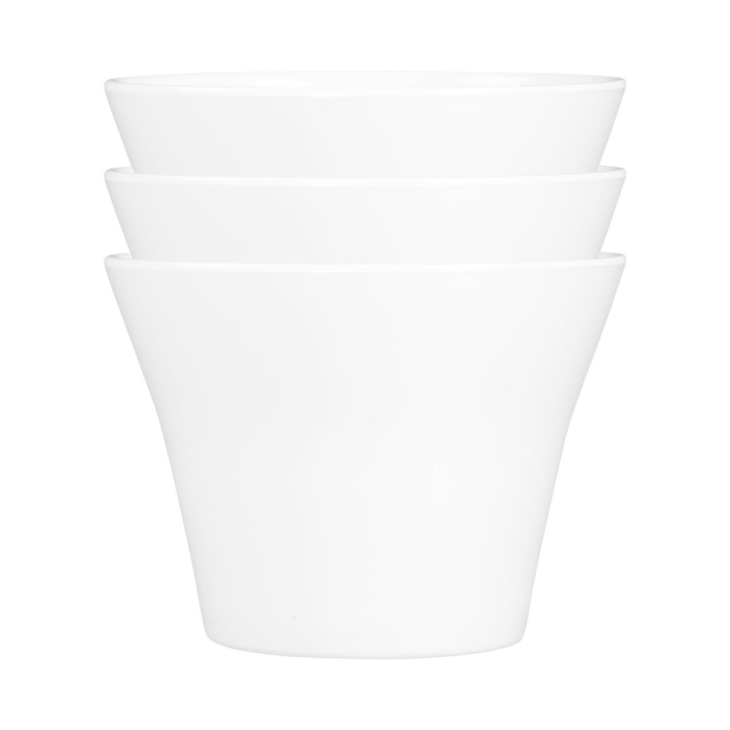 Melamine Small Crock - White