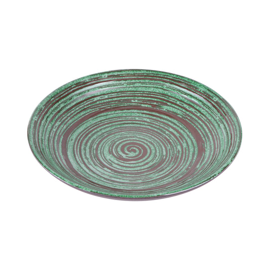 Melamine Round Bowl - Stardust Green