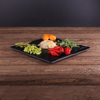 Melamine Square Faux Slate - Black
