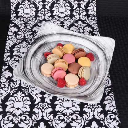 Melamine Square Bowl - Black Design