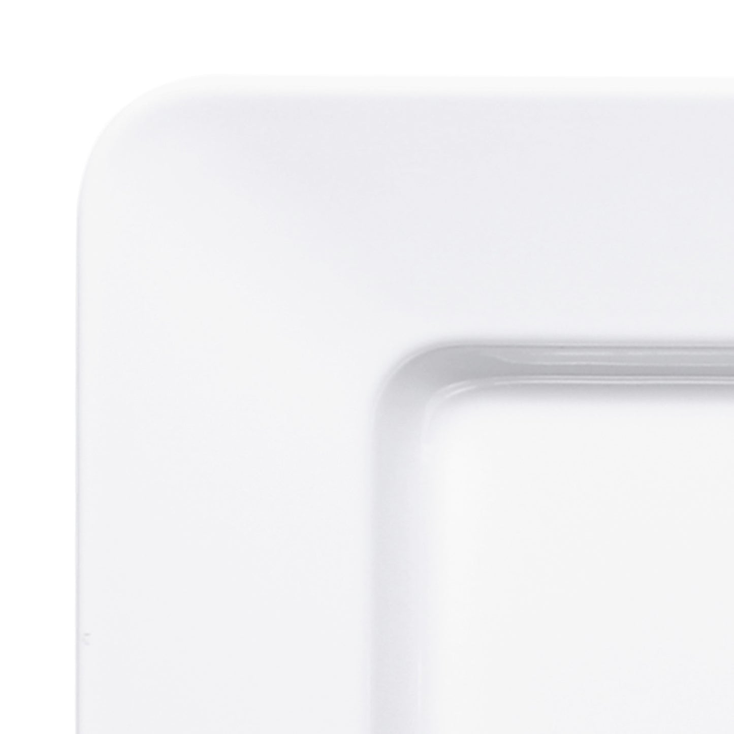 Melamine Rectangular Plate - White