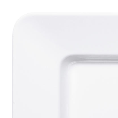 Melamine Rectangular Plate - White