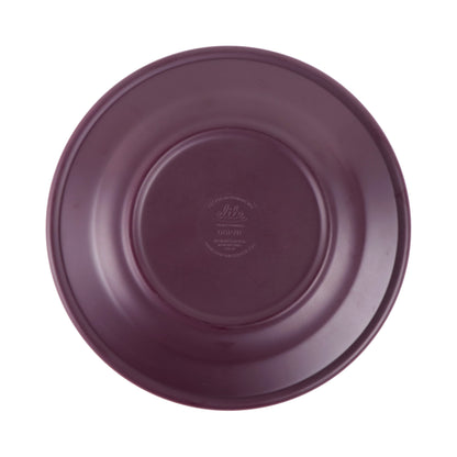 Melamine Round Plate - Purple Glaze