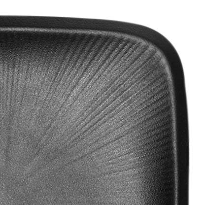Melamine Square Chip & Dip Plate - Black