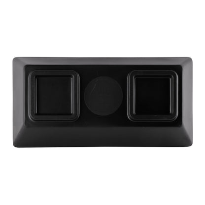 Melamine Rectangle Ramekin - Black