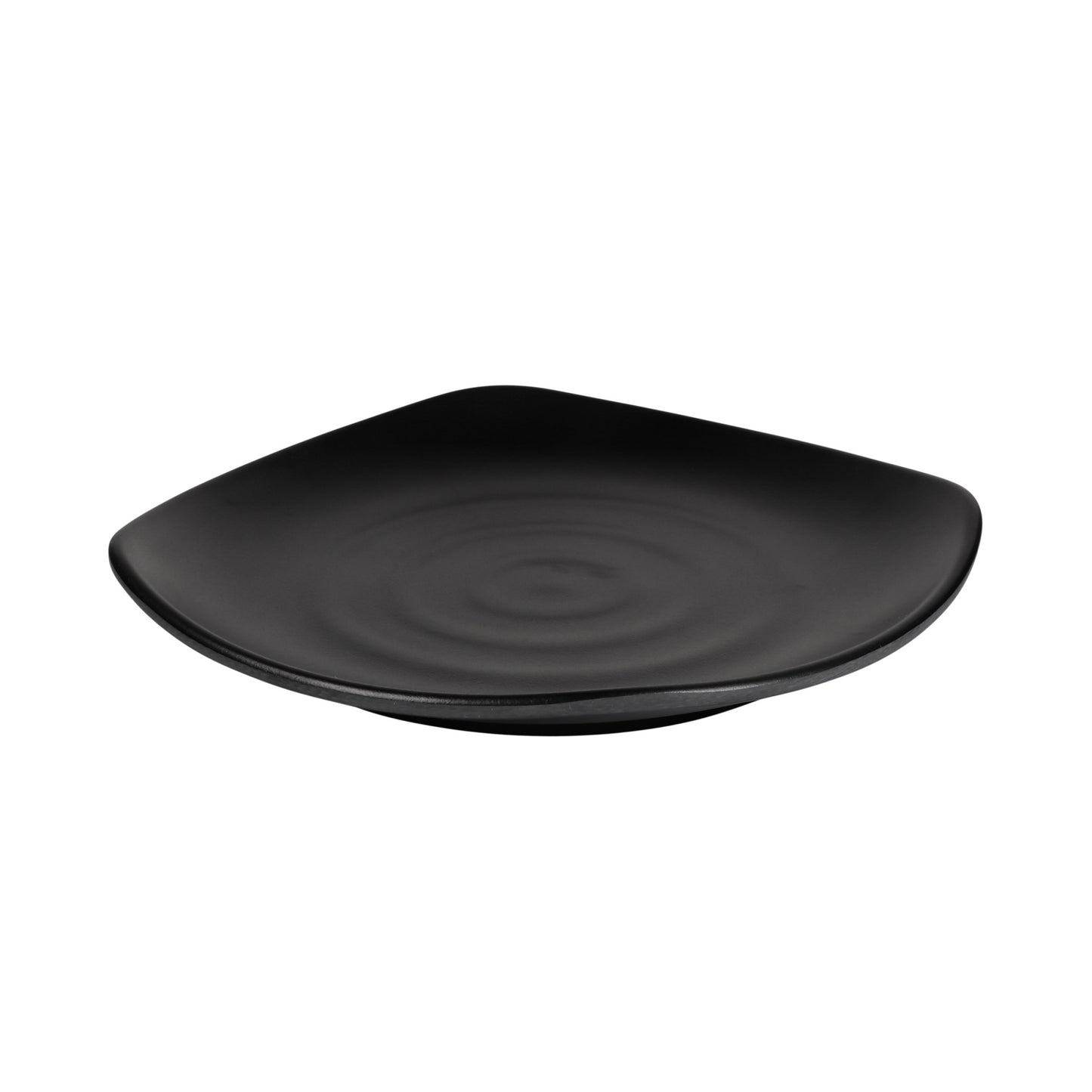 Melamine Square Plate - Black
