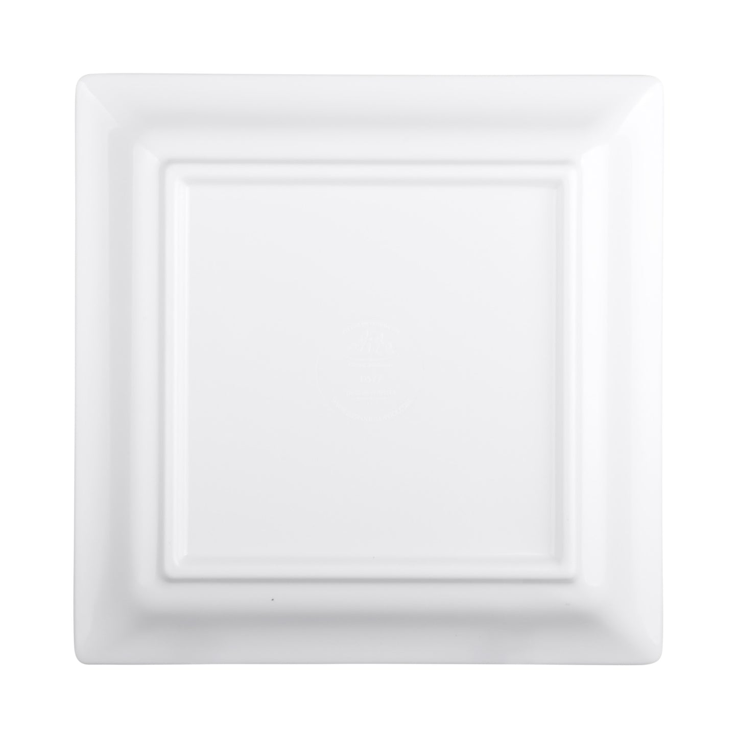 Melamine Square Plate - White