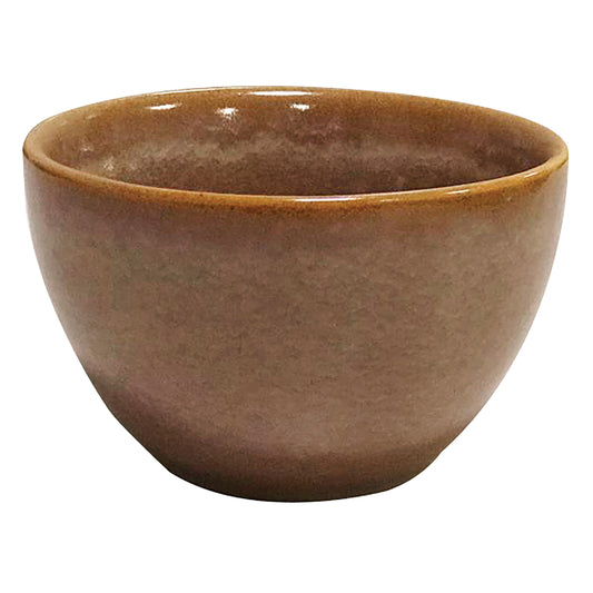 8.8 oz. Caramel Reactive Glaze Porcelain Bouillon Cup, 4" Dia., Corona Cosmos Venus (12 Pack)