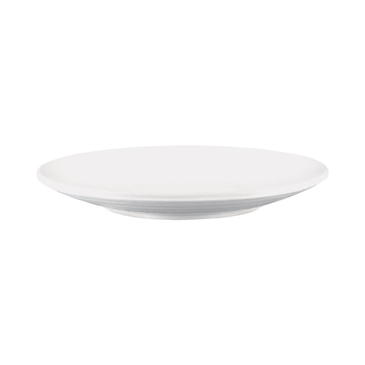 Melamine Round Pebble Plate - White