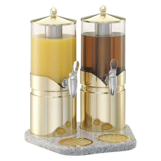 ELEGANCE Juice Dispenser 'Ensemble'  2 x 2.5 l, Model Gol