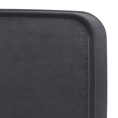 Melamine Rectangular Tray - Black