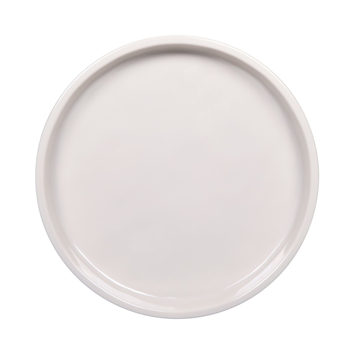 Melamine Round Coupe Plate - Cream Glaze