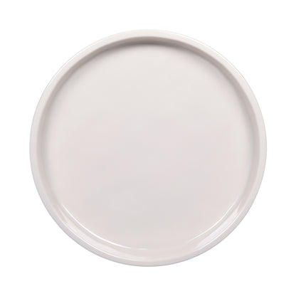 Melamine Round Coupe Plate - Cream Glaze