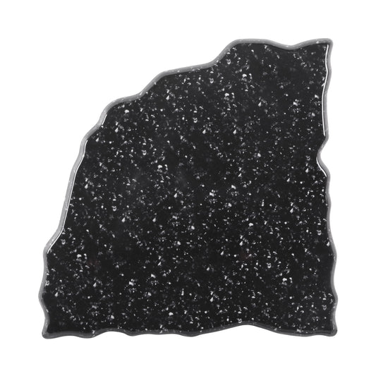 Melamine Triangular Shape Display Stone - Black Granite
