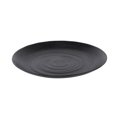 Melamine Round Plate - Black