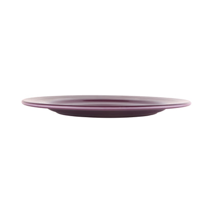 Melamine Round Plate - Purple Glaze