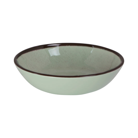 Melamine Round Crackle Bowl - Hemlock