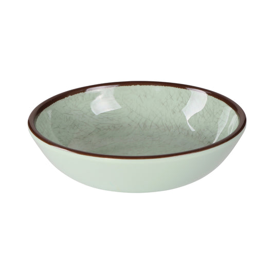 Melamine Small Round Crackle Bowl - Hemlock