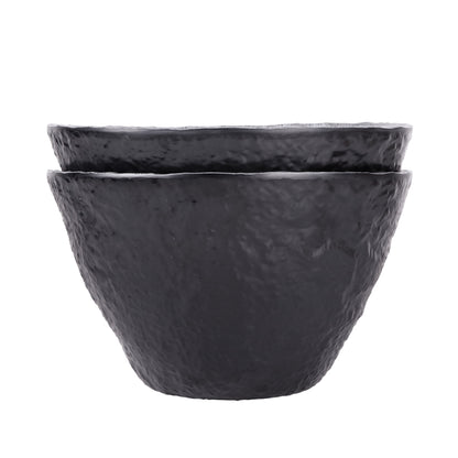 Melamine Round Bowl - Coal