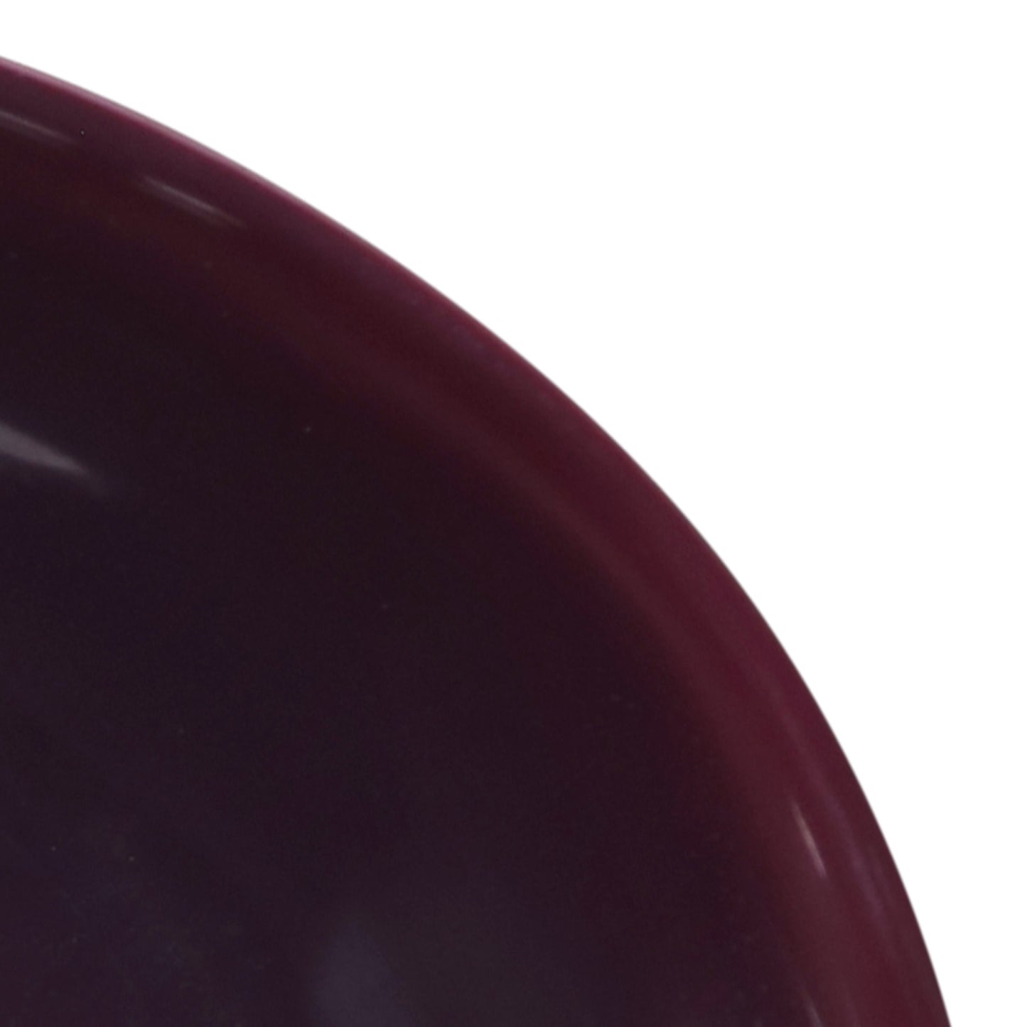 Melamine Irregular Round Bowl - Purple Glaze