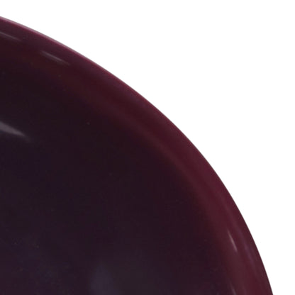 Melamine Irregular Round Bowl - Purple Glaze