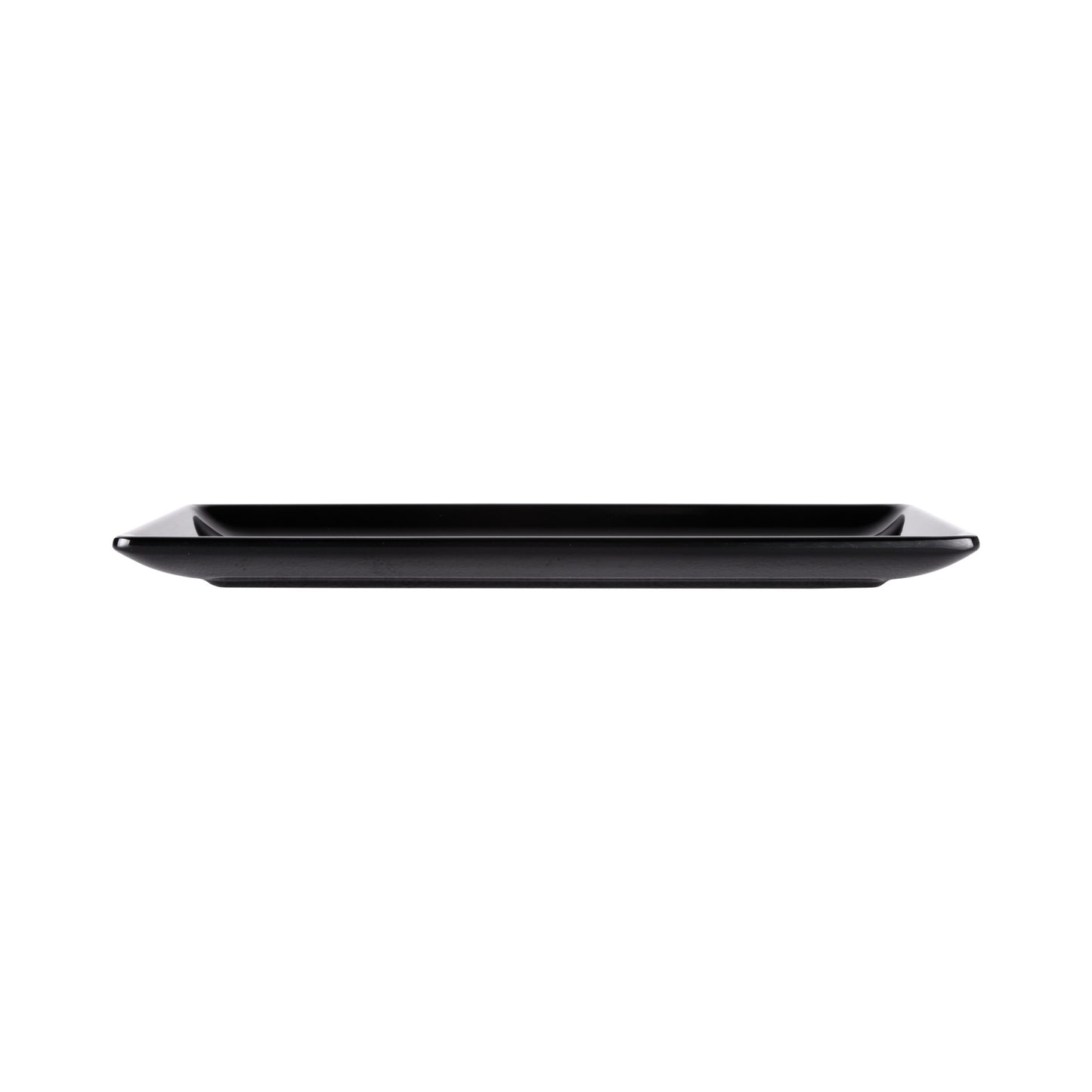 Melamine Rectangular Plate - Black