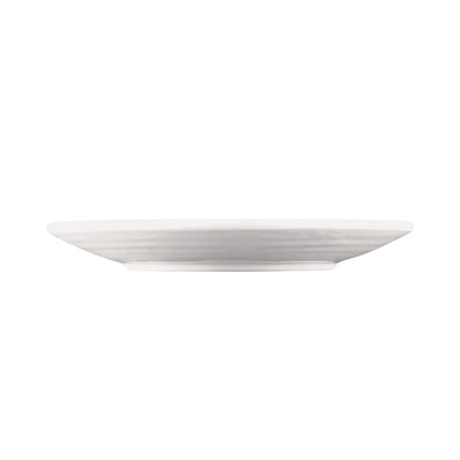 Melamine Round Pebble Plate - White