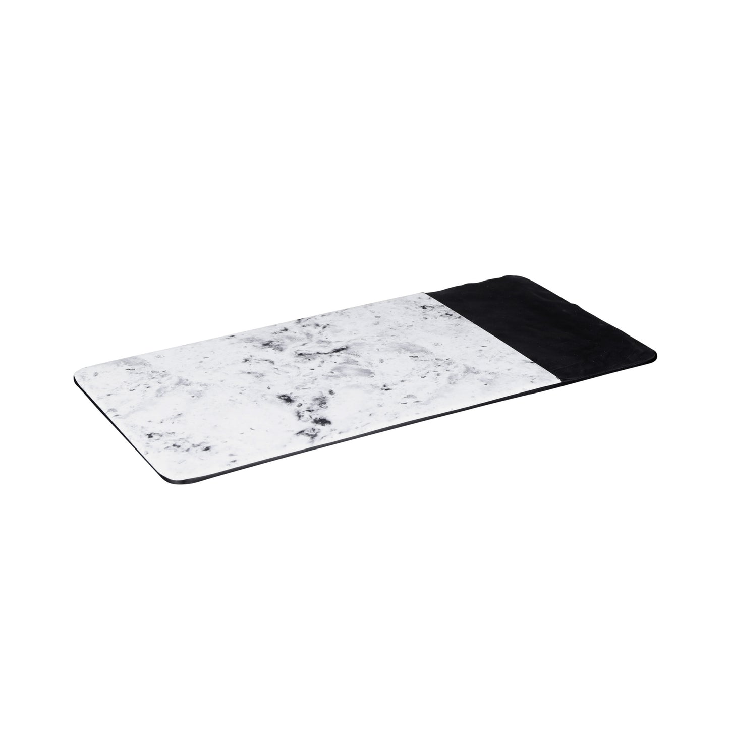 Melamine Rectangular Serving Tray - Black, Horizon Marble