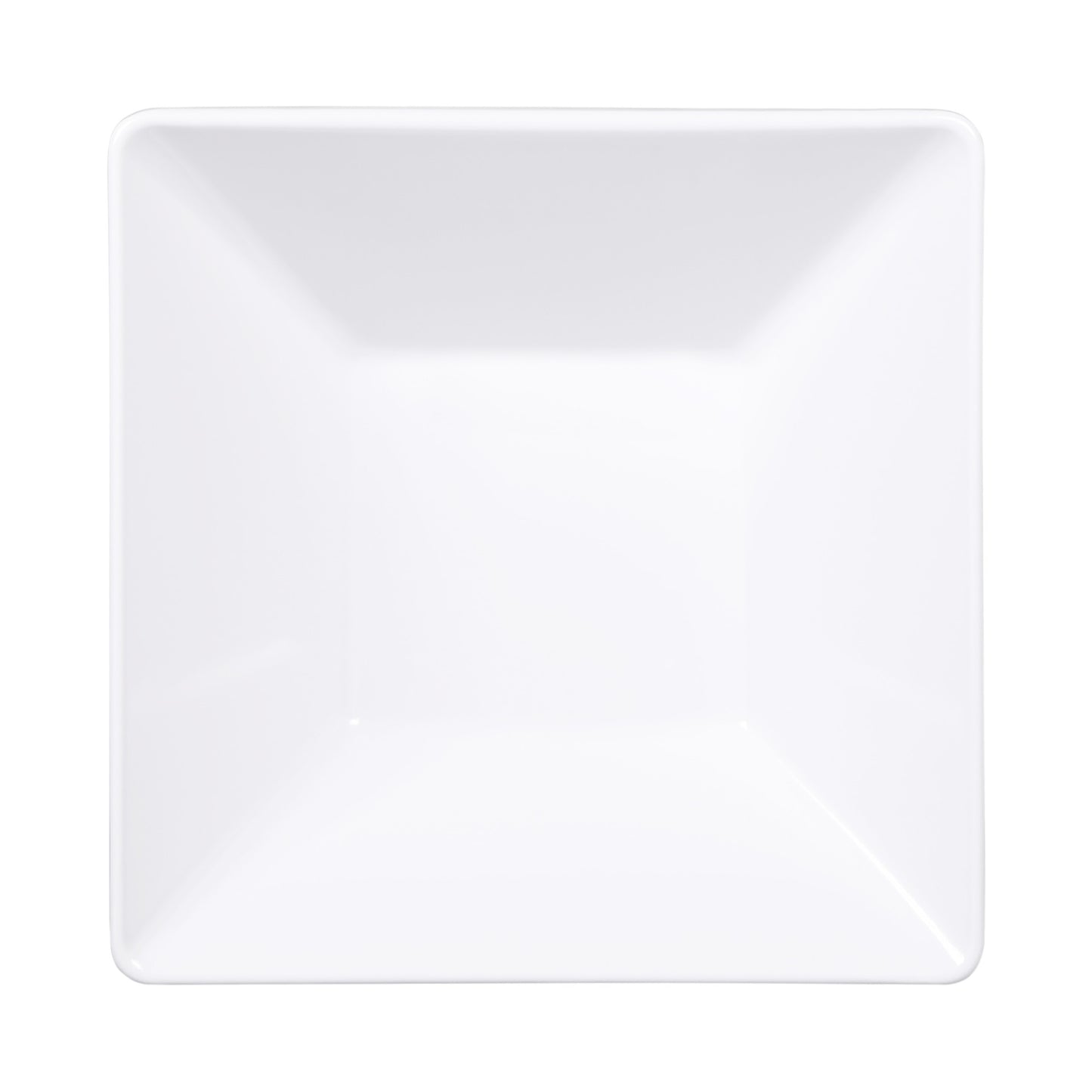 Melamine Square Bowl - White
