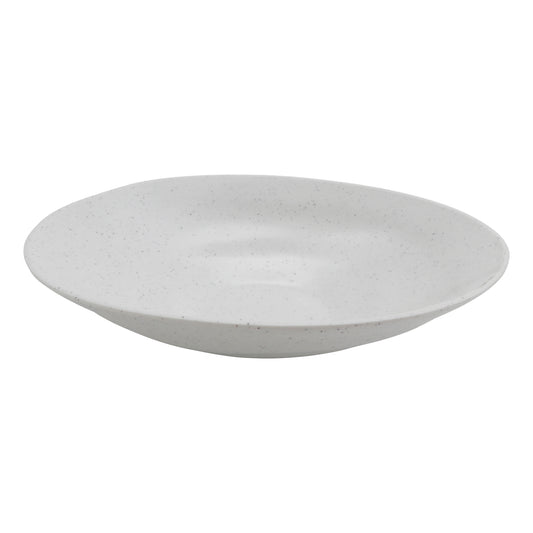 98 oz zeal stone natural oval melamine bowl (medium), 13"L x 11"W x 3"H, GET, cheforward