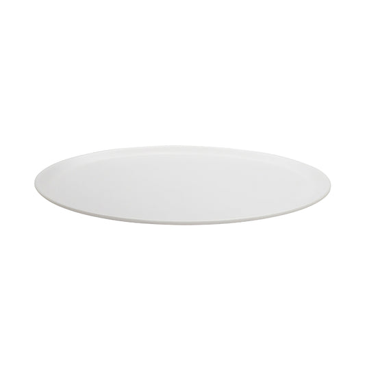 11.25" Dia. White Round Melamine Display Tray / Plate (fits CO-1080 Cover), G.E.T. Madison Avenue