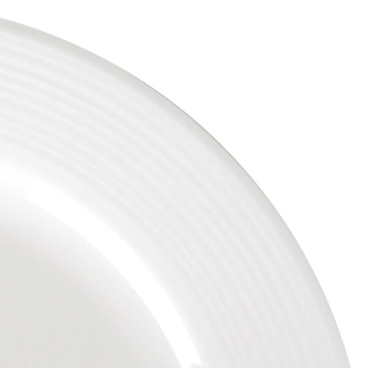 Melamine Round Plate - Cream Glaze