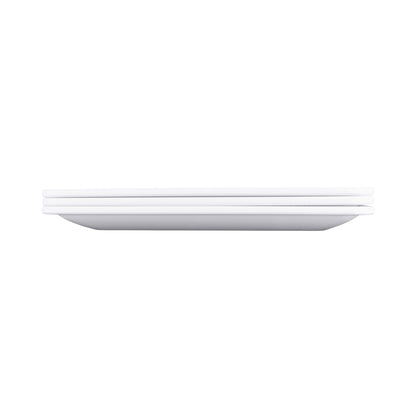 Melamine Square Coupe Platter - White