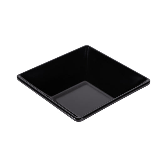 Melamine Square Bowl - Black