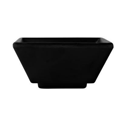 Melamine Square Ramekin - Black