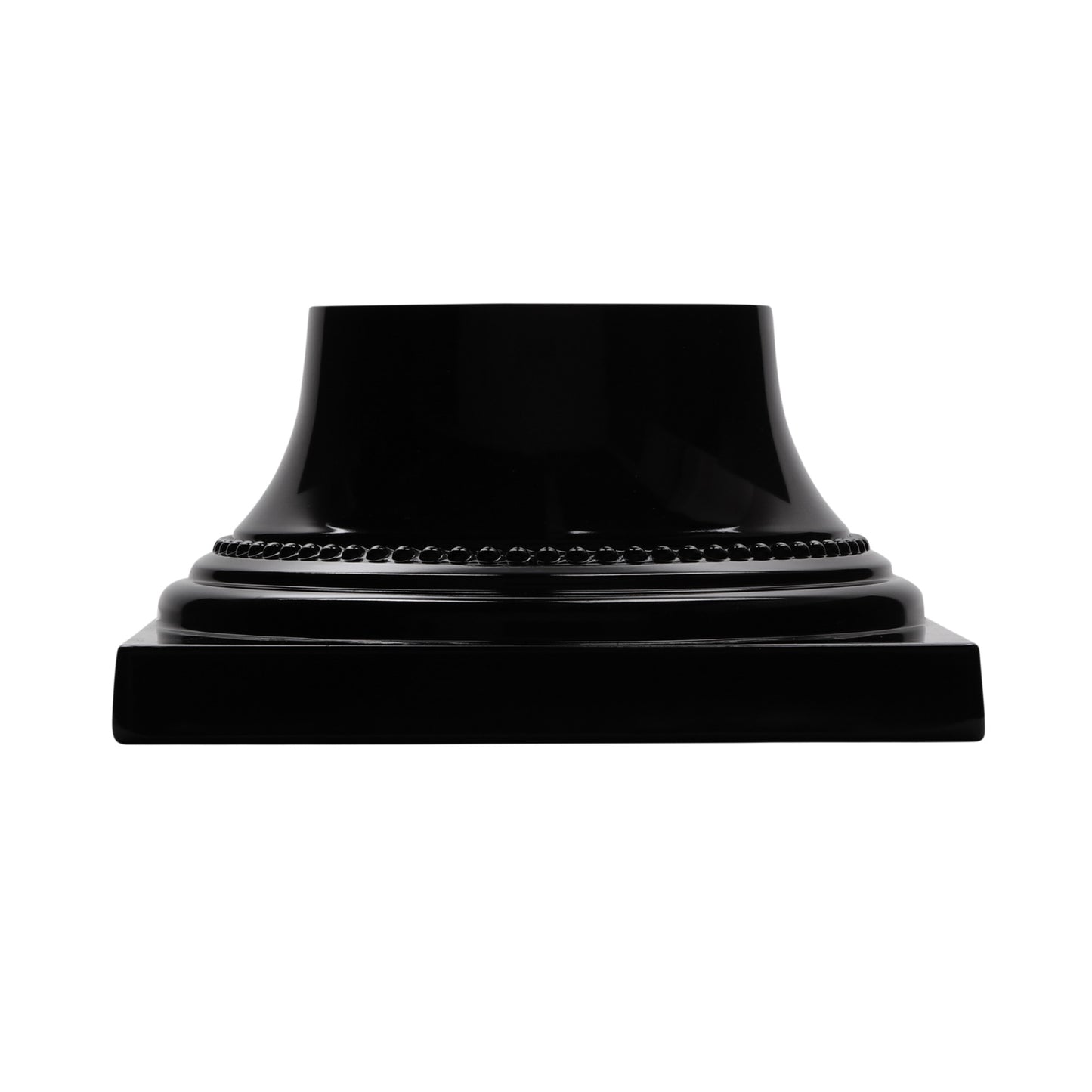 Melamine Pedestal Base - Black