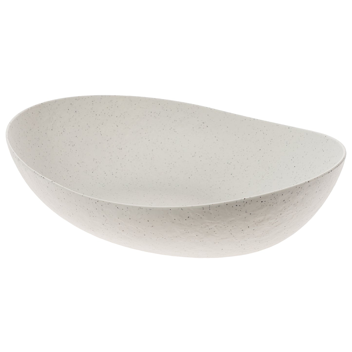 128.5 oz emerge stone natural melamine buffet bowl, 13.7"L x 10.6"W x 3.94"H, GET, cheforward