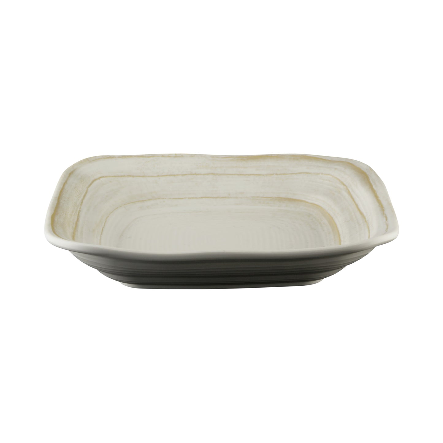 Melamine Irregular Square Bowl - Off White Design