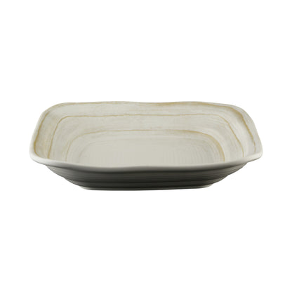 Melamine Irregular Square Bowl - Off White Design